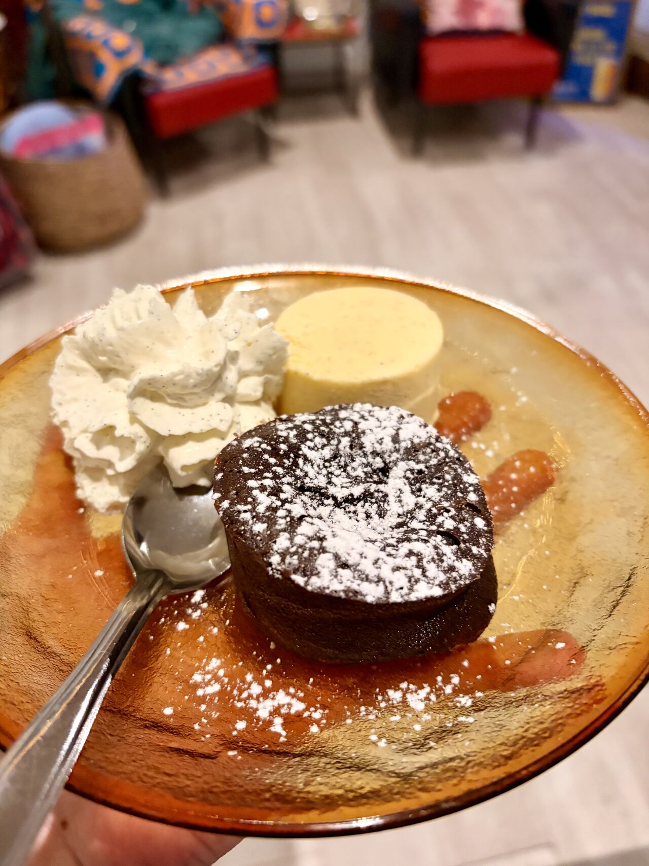 Moelleux chocolat et poire