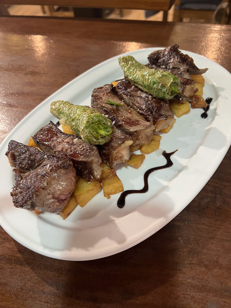 Entrecot de Novilla al estilo pueblo