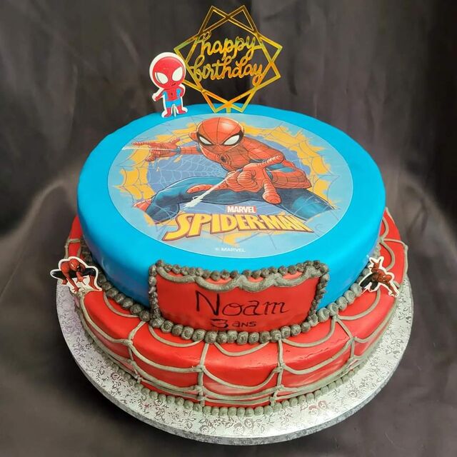 Gâteau spiderman
