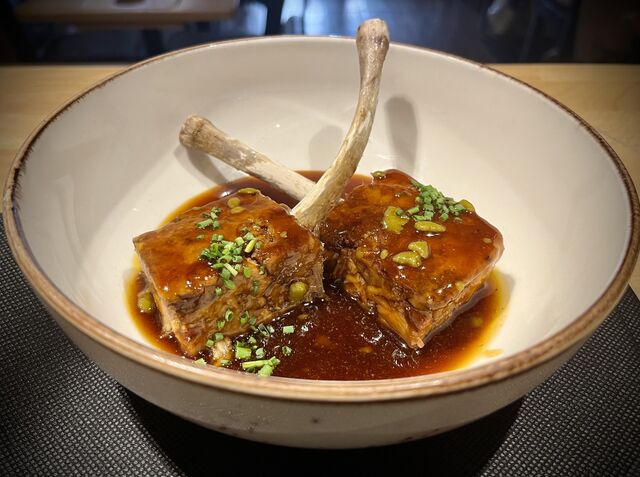 Teriyaki de rustido de cerdo