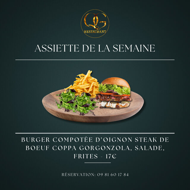 Plat du 29 juillet au 2 août