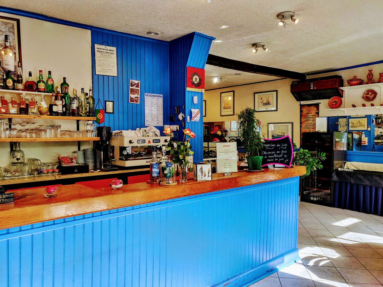 Bar du restaurant la licorne d'or
