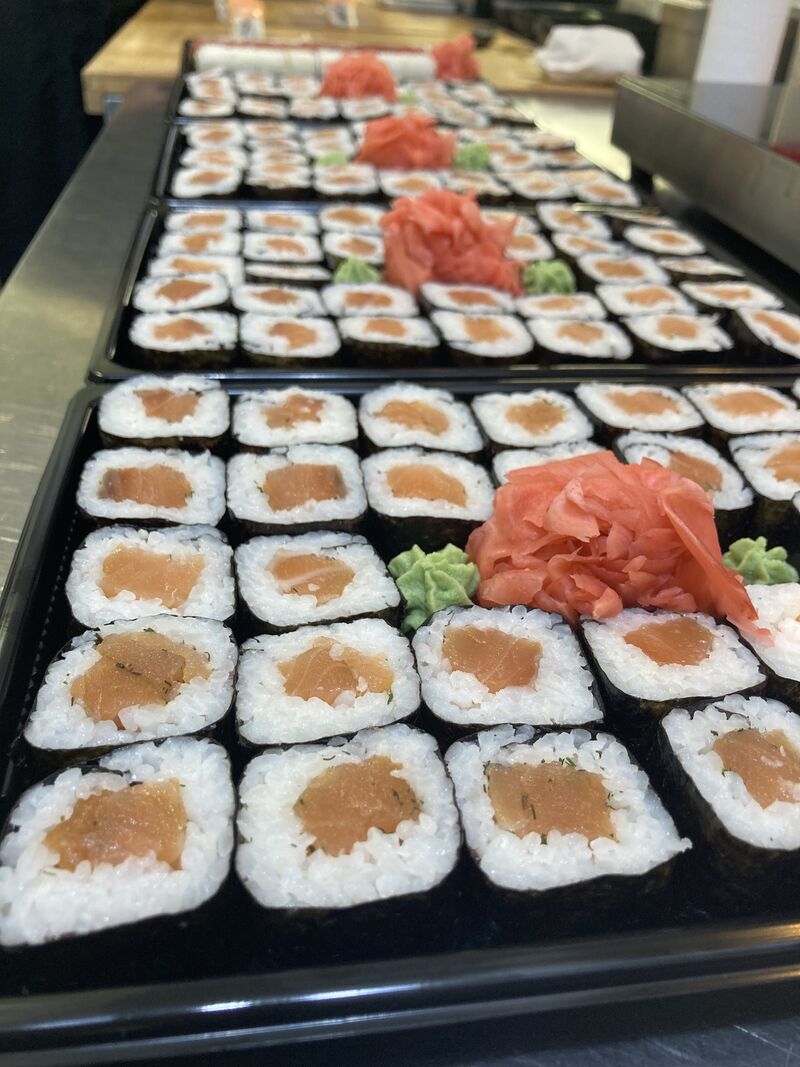Füstölt Sake maki ❤️