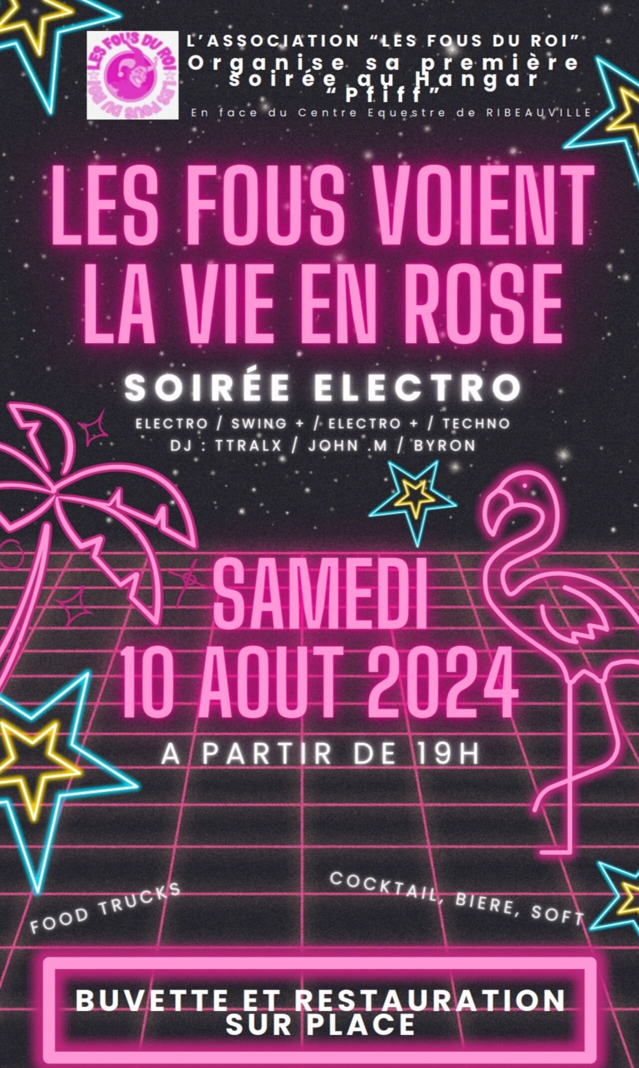 Soirée électro des fous du roi à Ribeauvillé