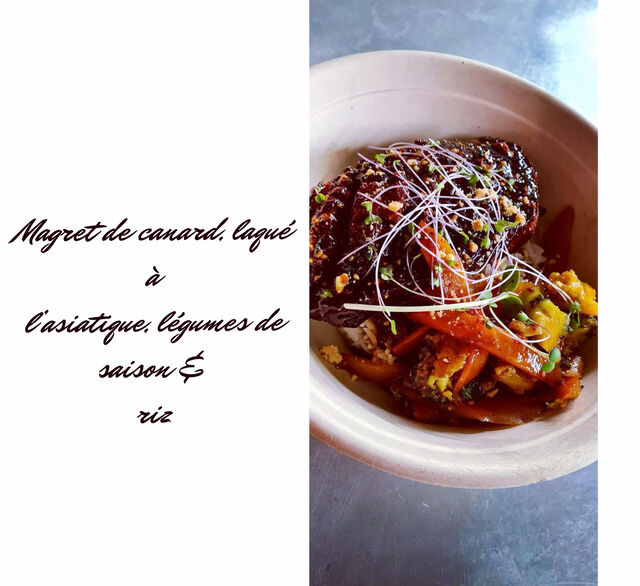 Magret de canard laqué à l'asiatique à emporter ✨