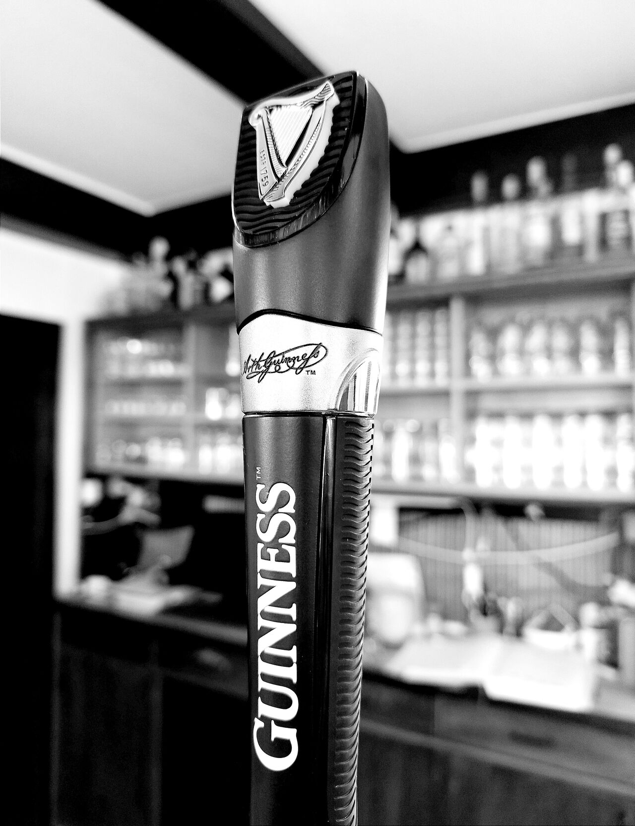 Wir haben Guinness vom Fass