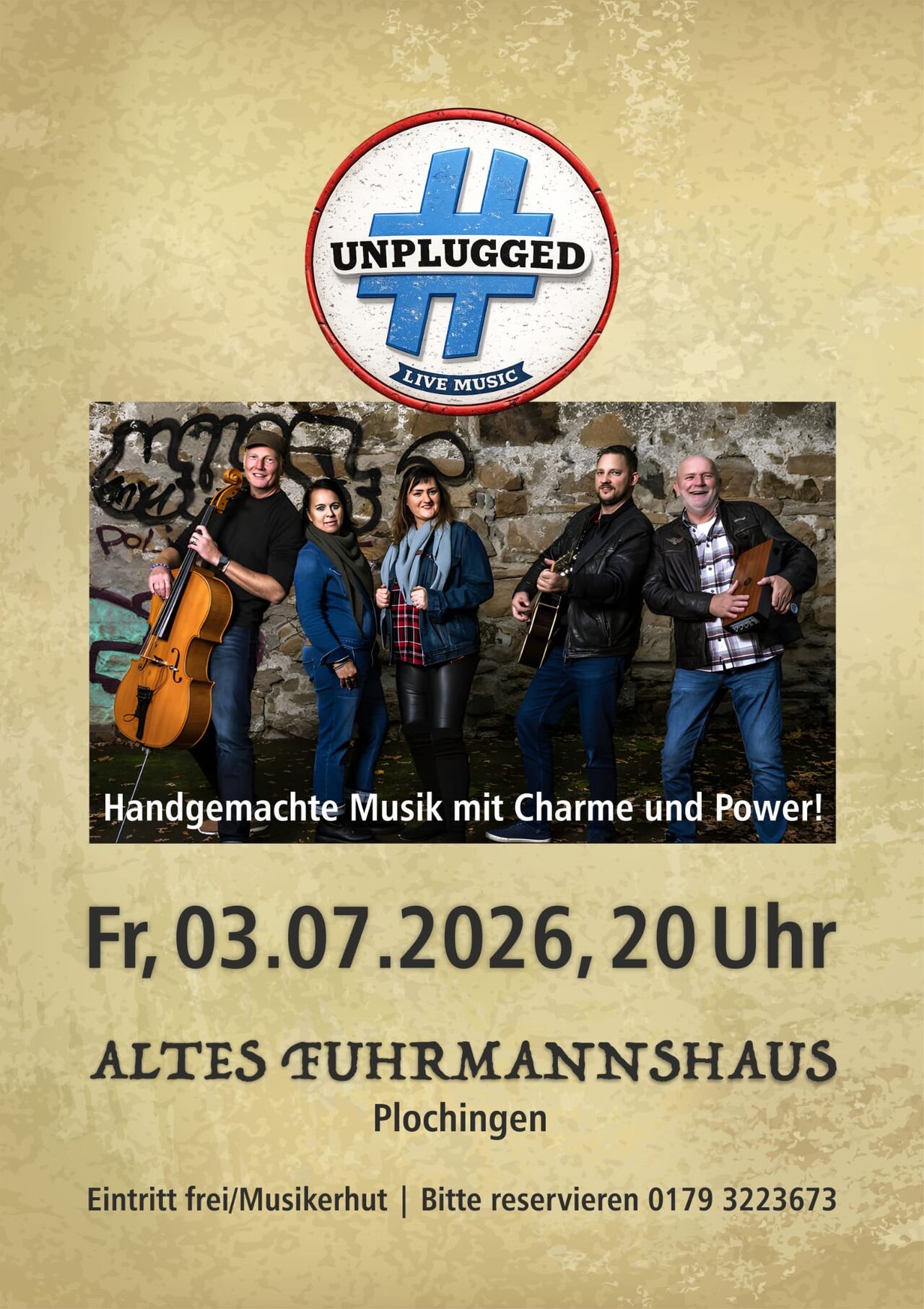 03.07.26, Freitag: Hashtag Unplugged