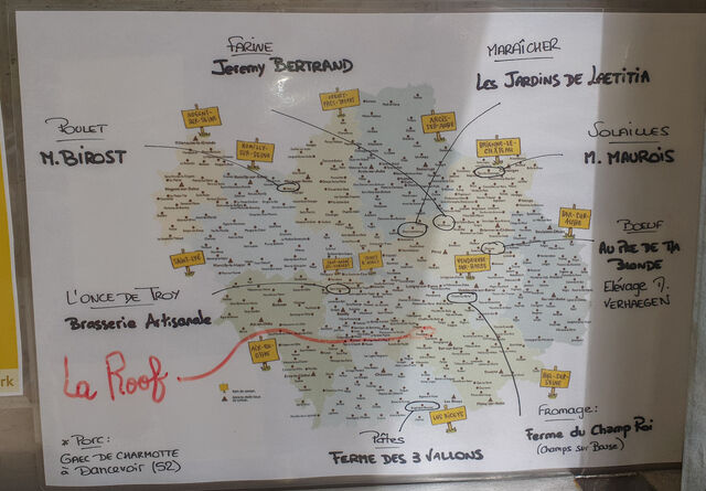 La carte de mes producteurs une nouvelle arrive bientôt il y a eu quelques changements...