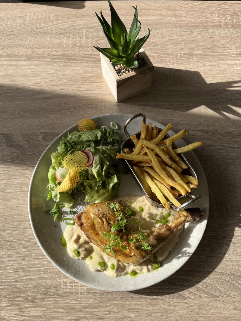 Le suprême de volaille aux champignons