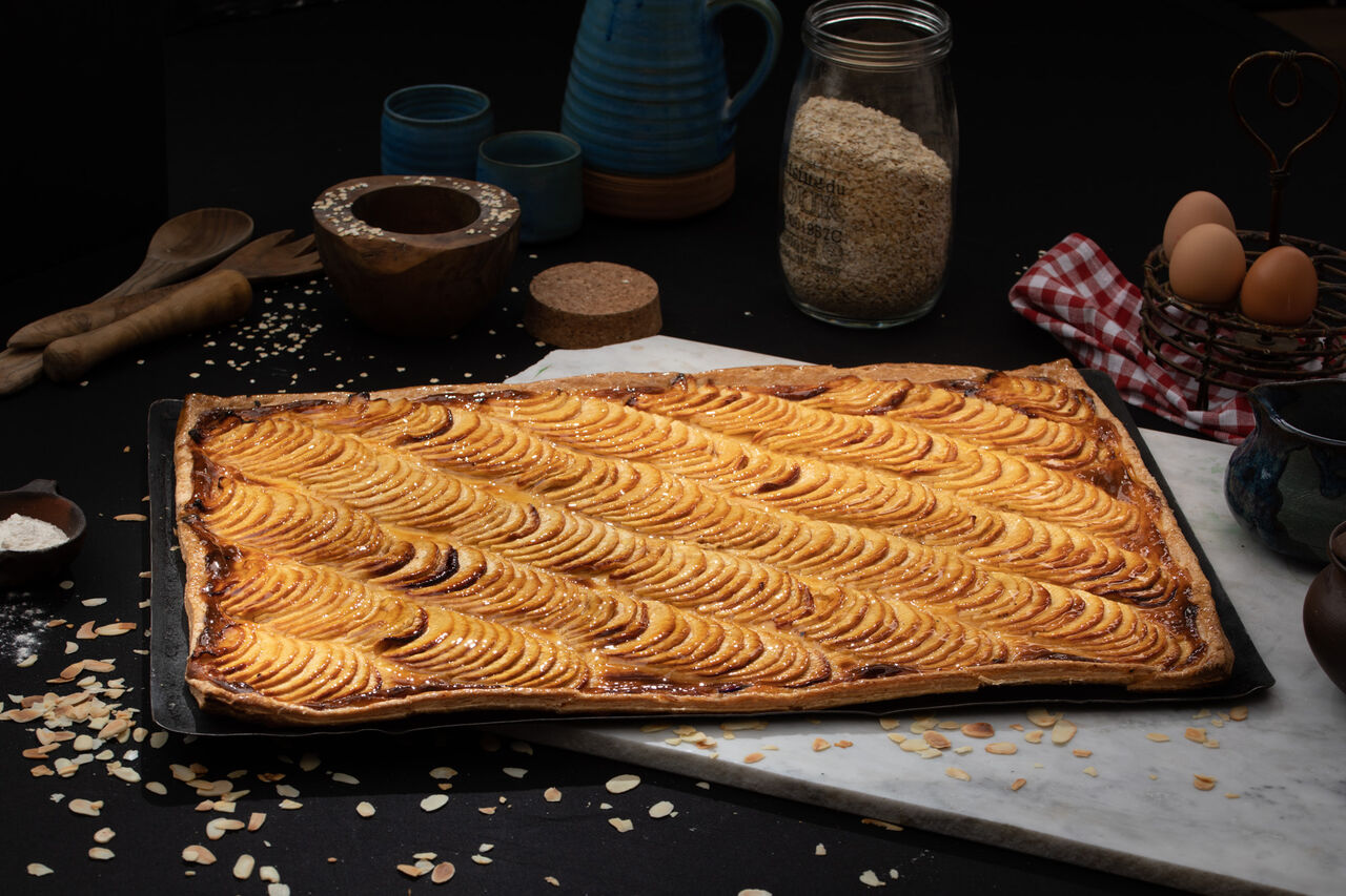 PLAQUE DE TARTE AUX FRUITS 30 PERSONNES (DIFFÉRENTES POSSIBILITES)
40€
