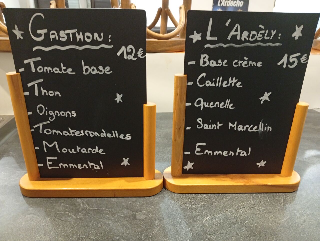 2 nouvelles pizzas! 