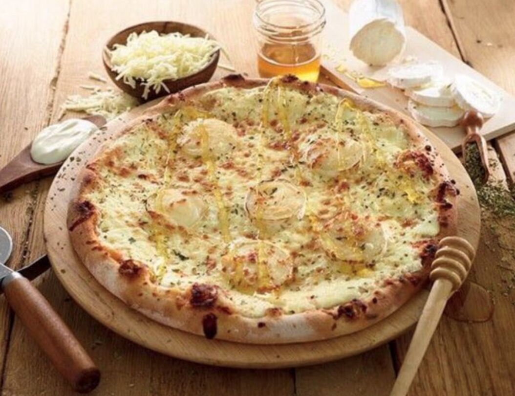 Pizza chèvre miel