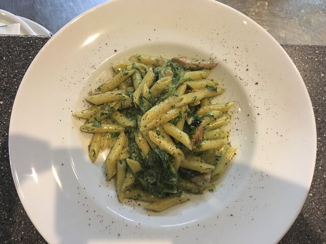 Penne Spinat Gorgonzola