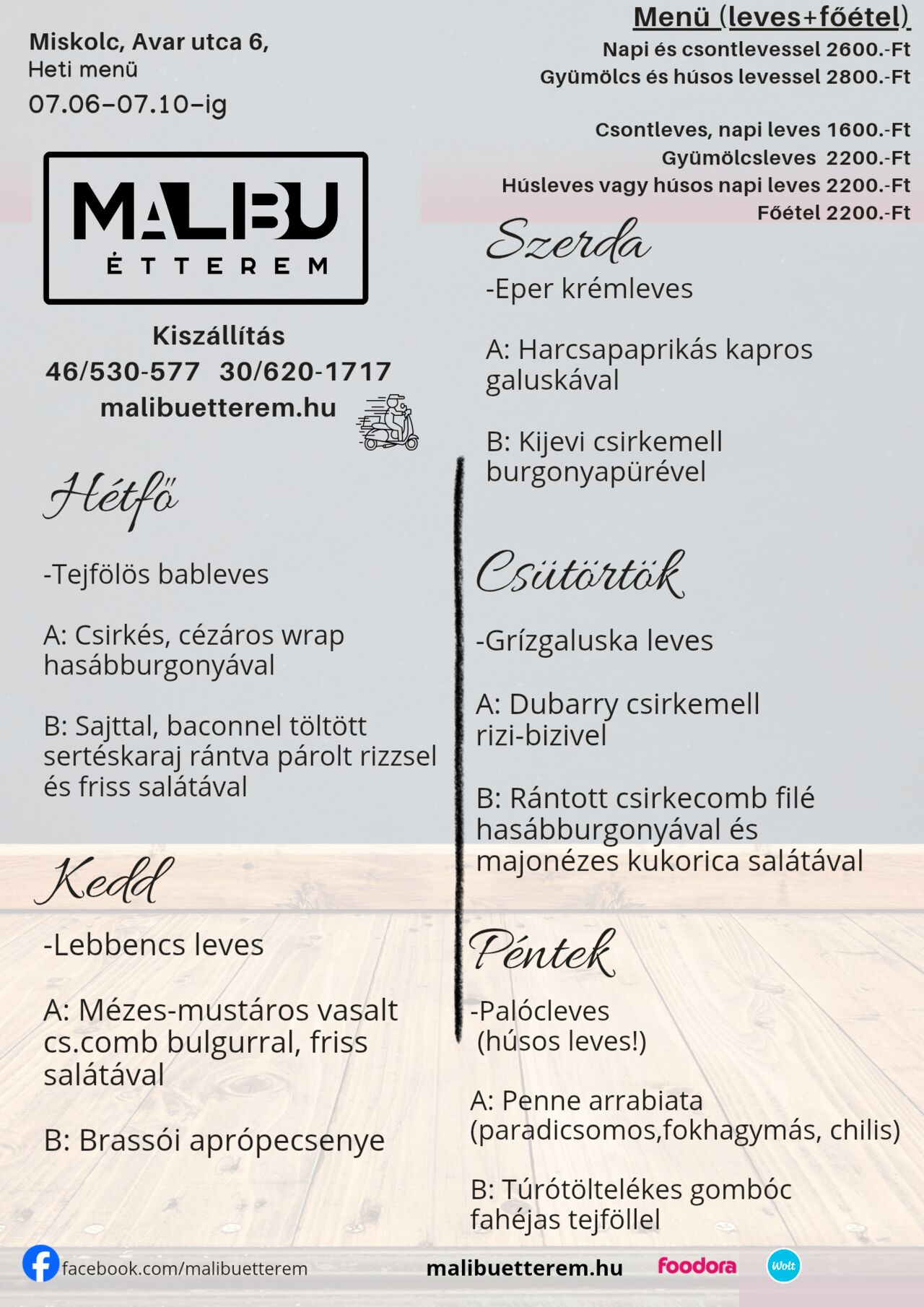 Napi Menü