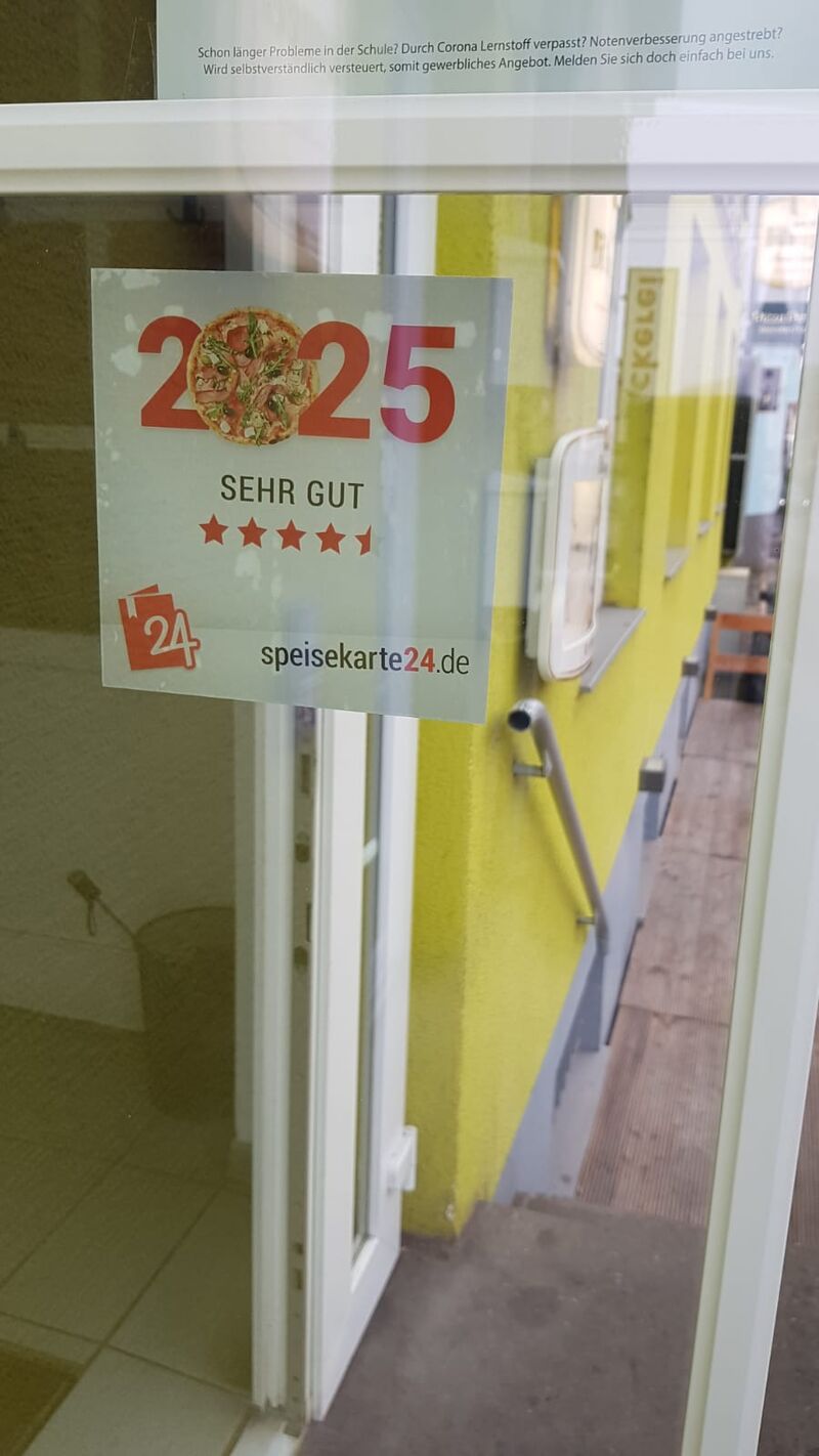 Anerkennung Speisekarte24.de