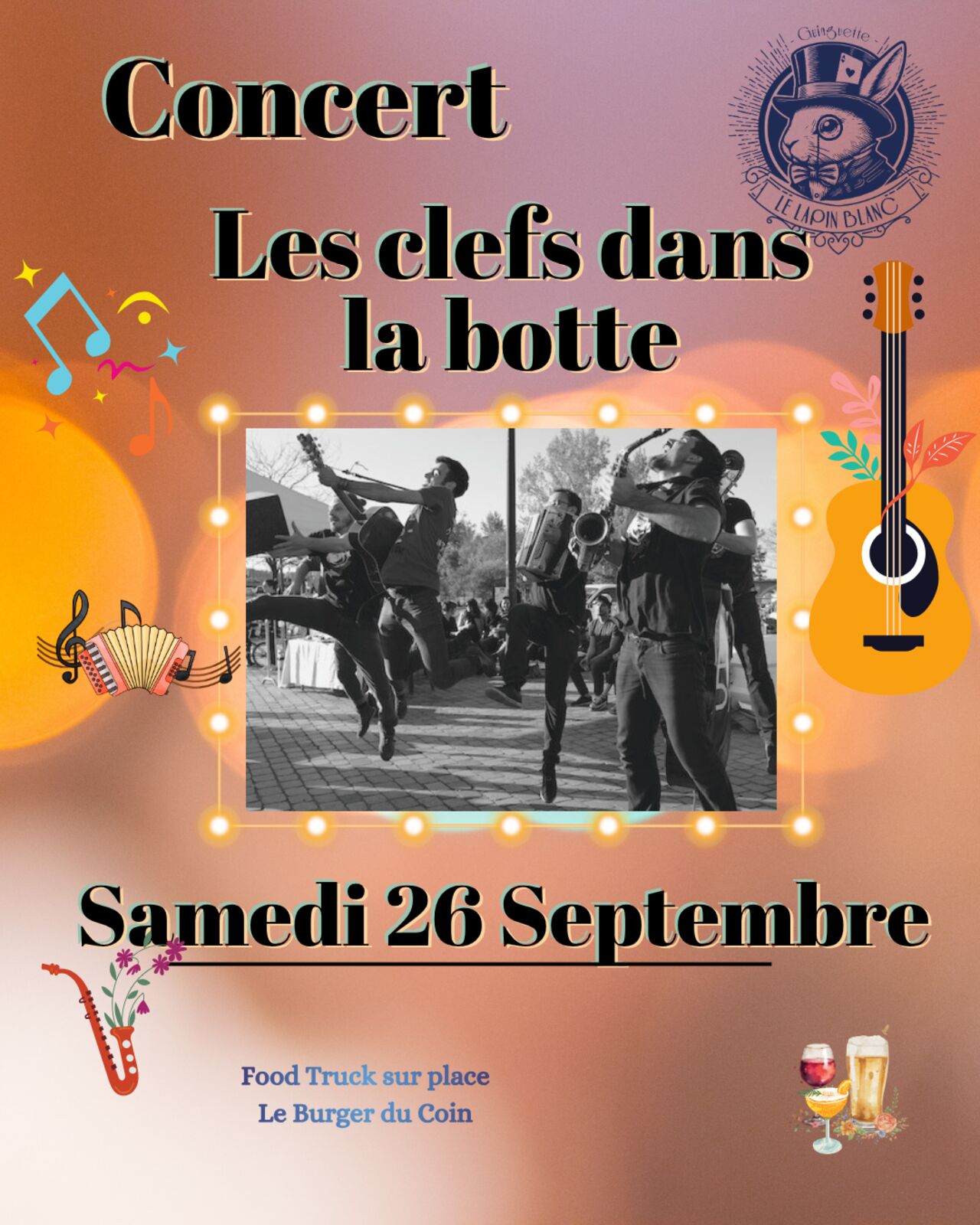 Les clefs dans la botte