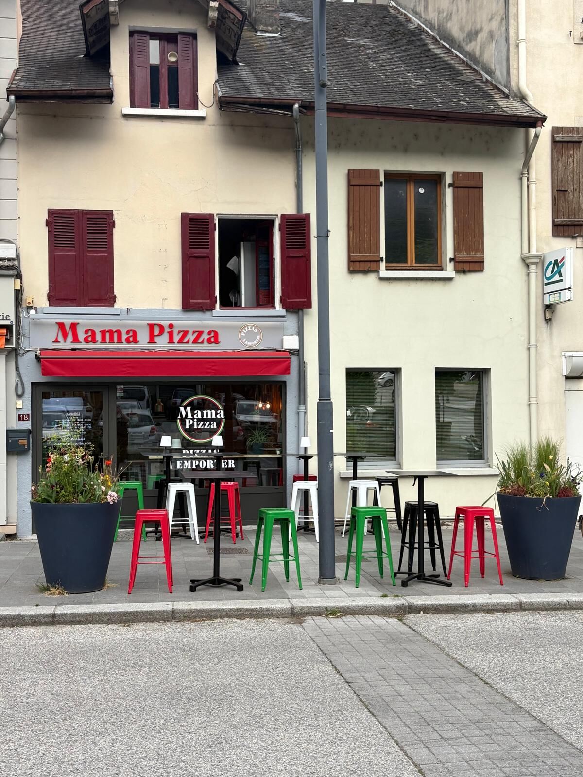 l'extérieur