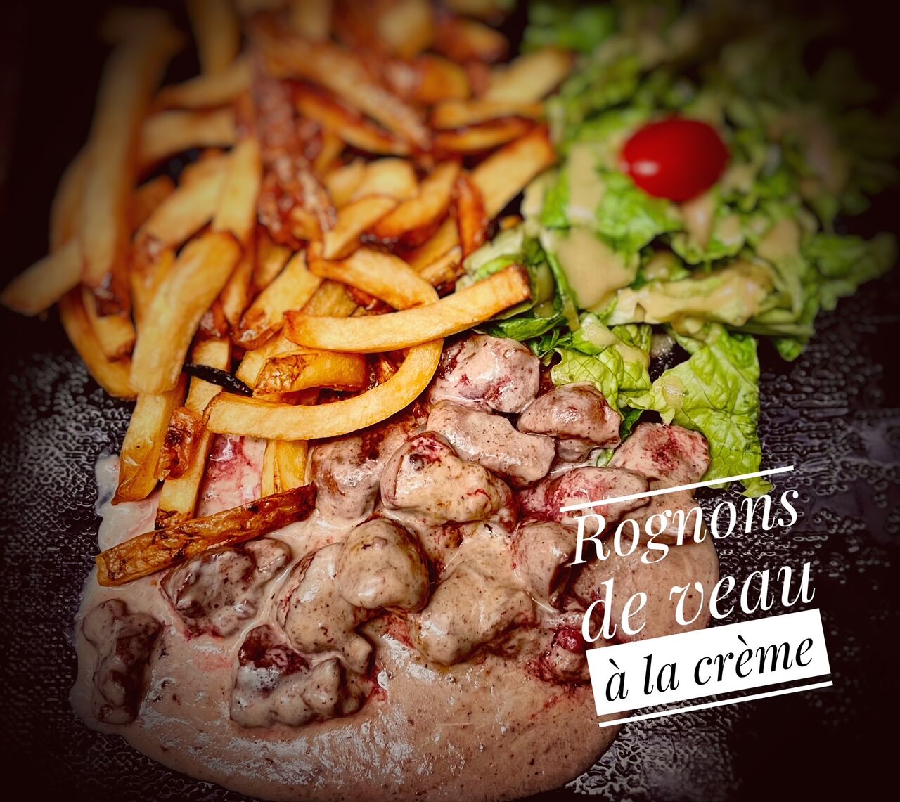 Rognons de veau à la crème