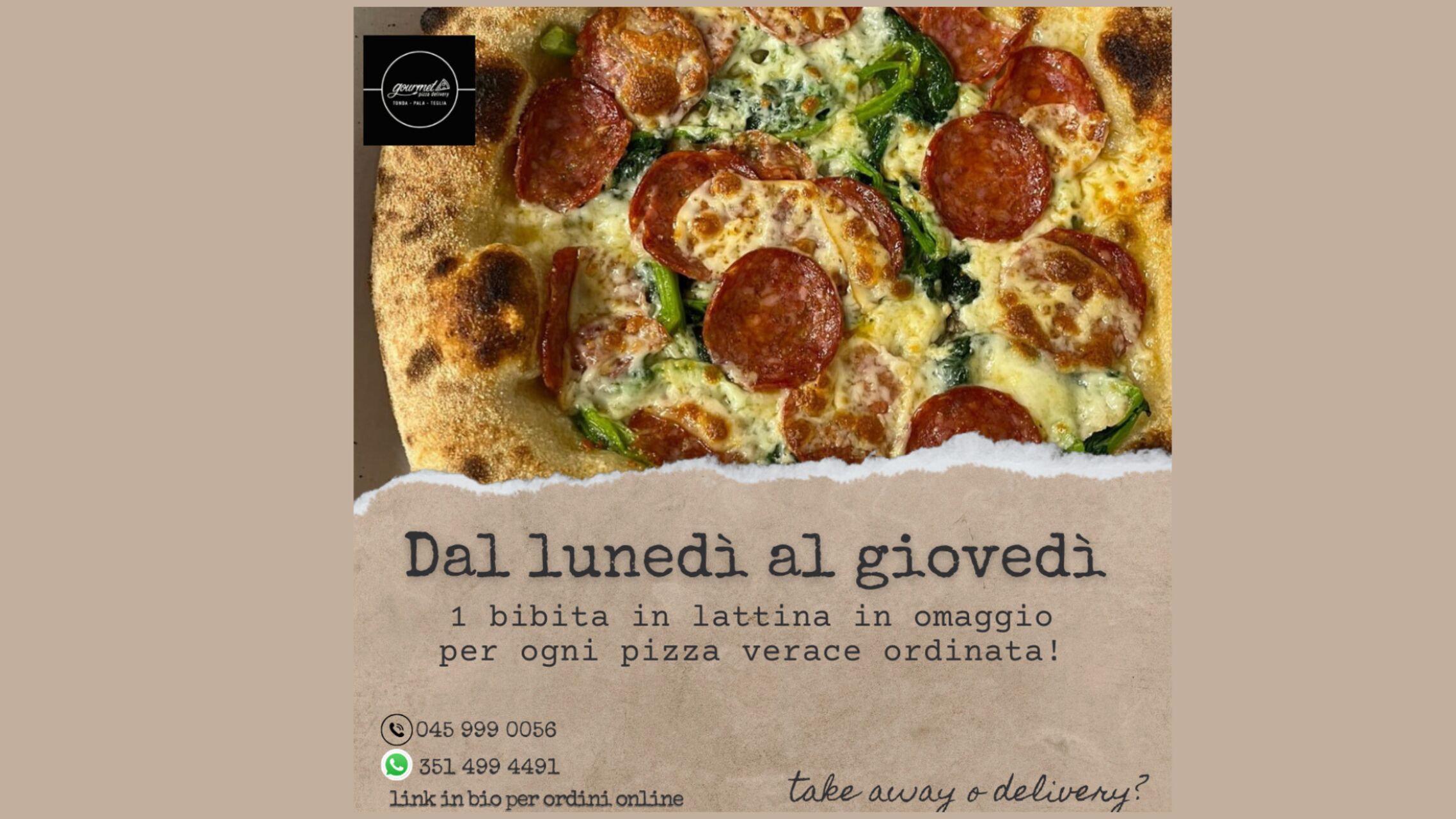 🍕 PROMOZIONE PIZZE VERACI 🍕