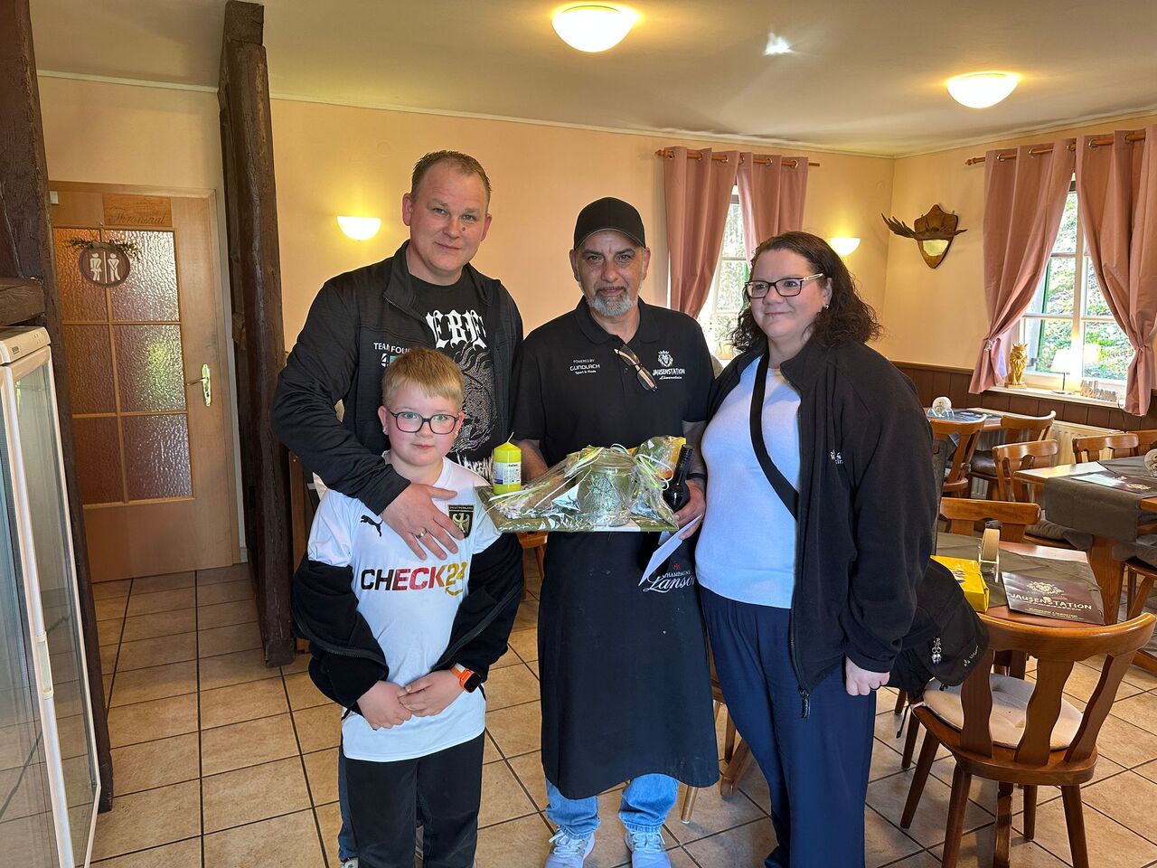 Gordon mit Familie
