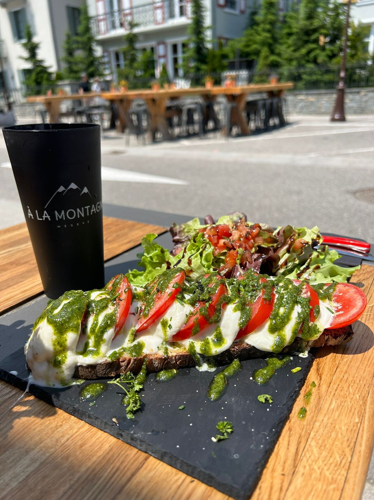 Tartine tomate mozarella