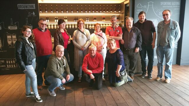 op bedrijfsbezoek bij 