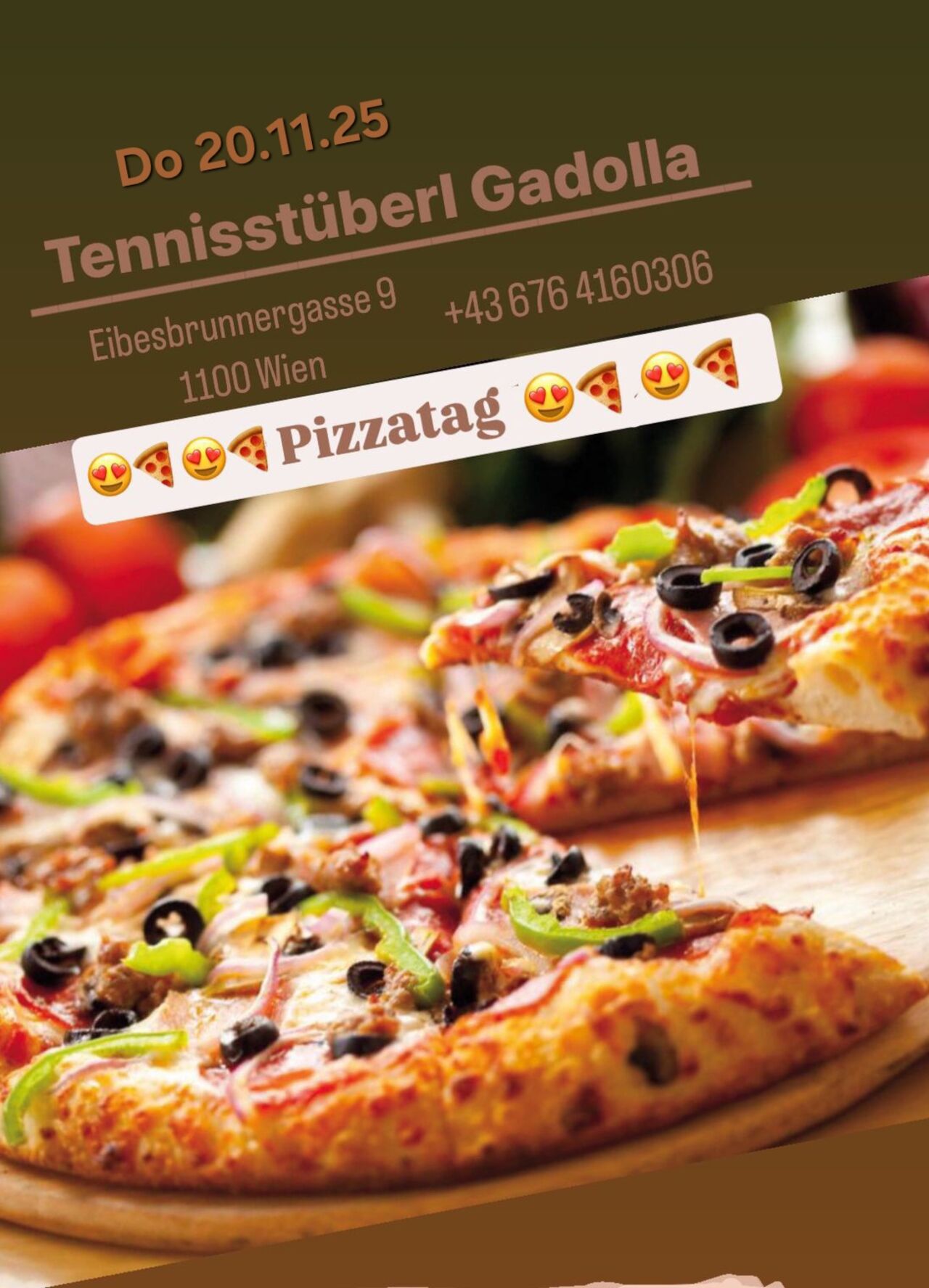 Pizzatag am 20.11.2025