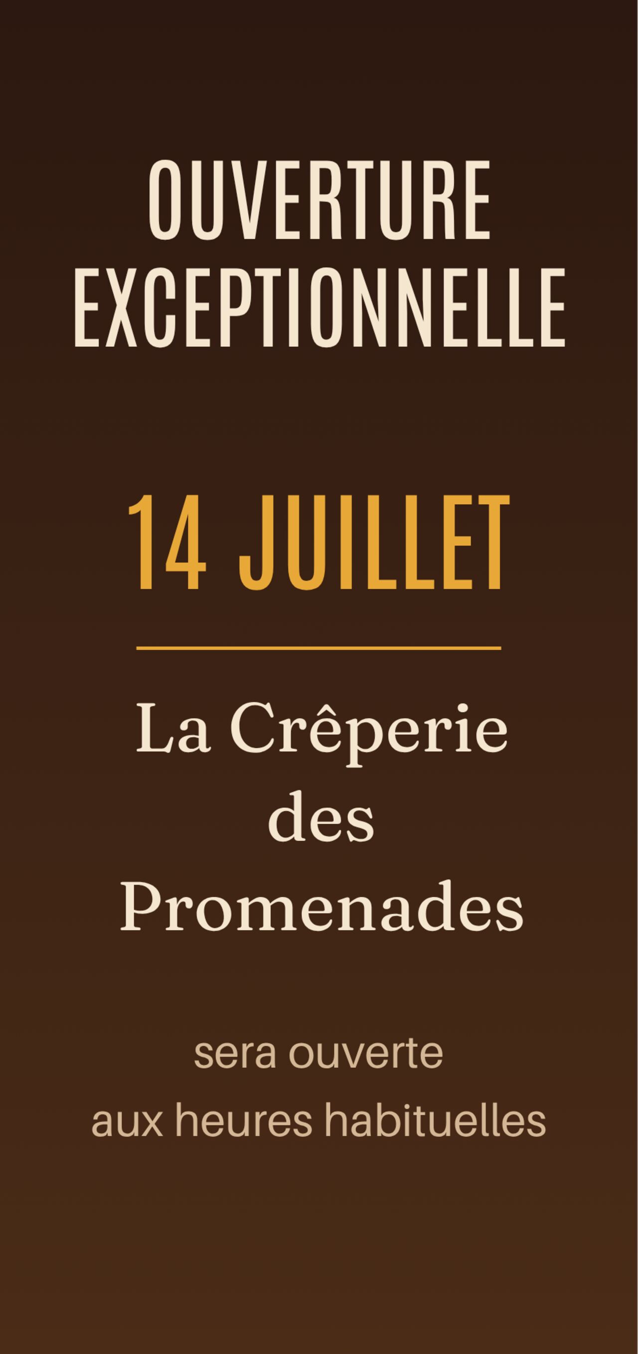 Crêperie des promenades