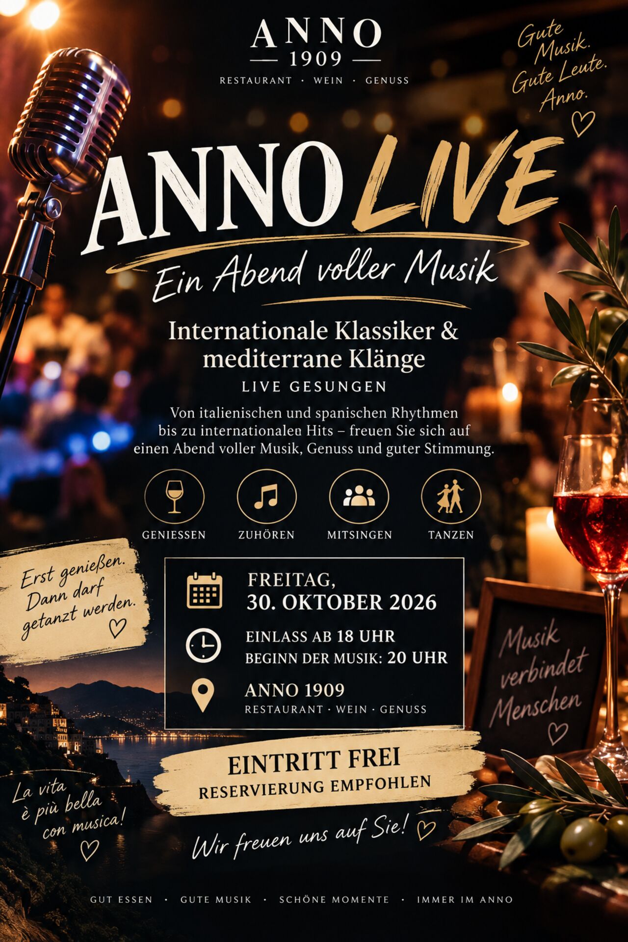 Musik Abend am 30.10.2026