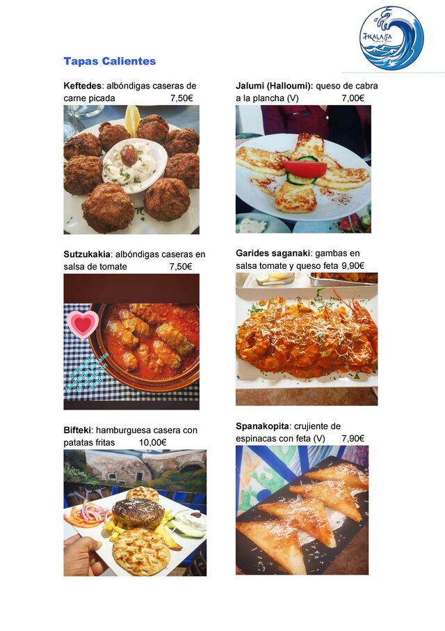 Tapas calientes Thalassa